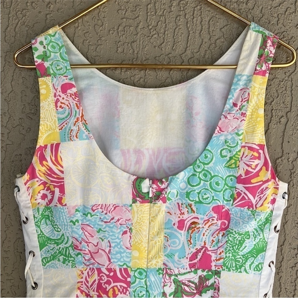 Lilly Pulitzer Multi State Patch Patchwork Print … - image 5